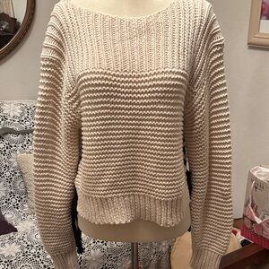 Ulla Johnson Ivory Textured Sweater